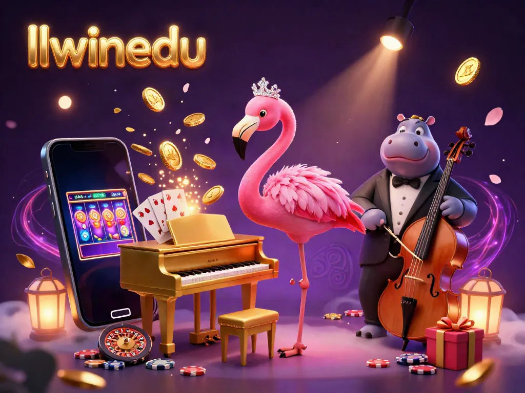 Experience the thrilling excitement at LLWINEDU with a vibrant casino scene filled with action and entertainment.