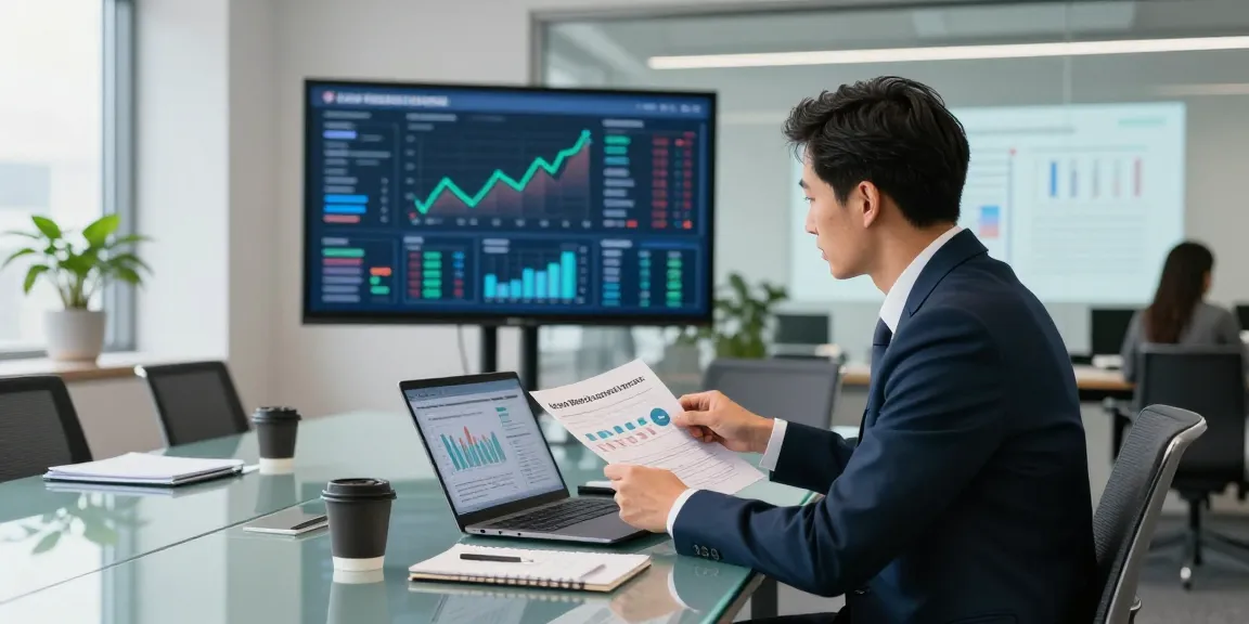 Lead Roedl consultant analyzing financial data in a modern office